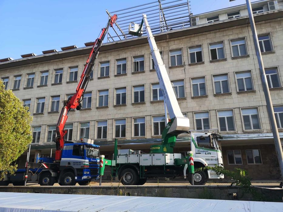 Авто вишка 35м Bison Paufinger