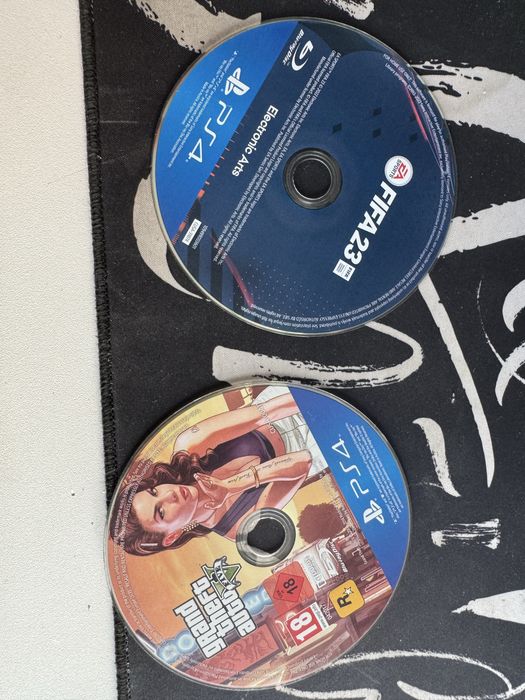 Диски ps4 fifa2023 gta 5