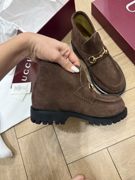 Ботинки Gucci замша
