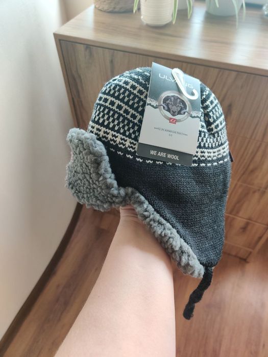 Шапка натуральная шерсть Tabiiy jun shlyapa