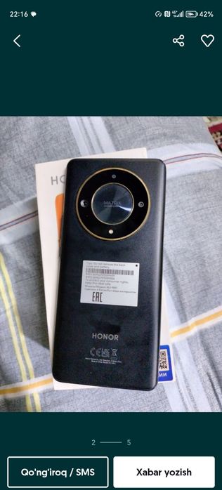 Honor x 9 b  8 /256