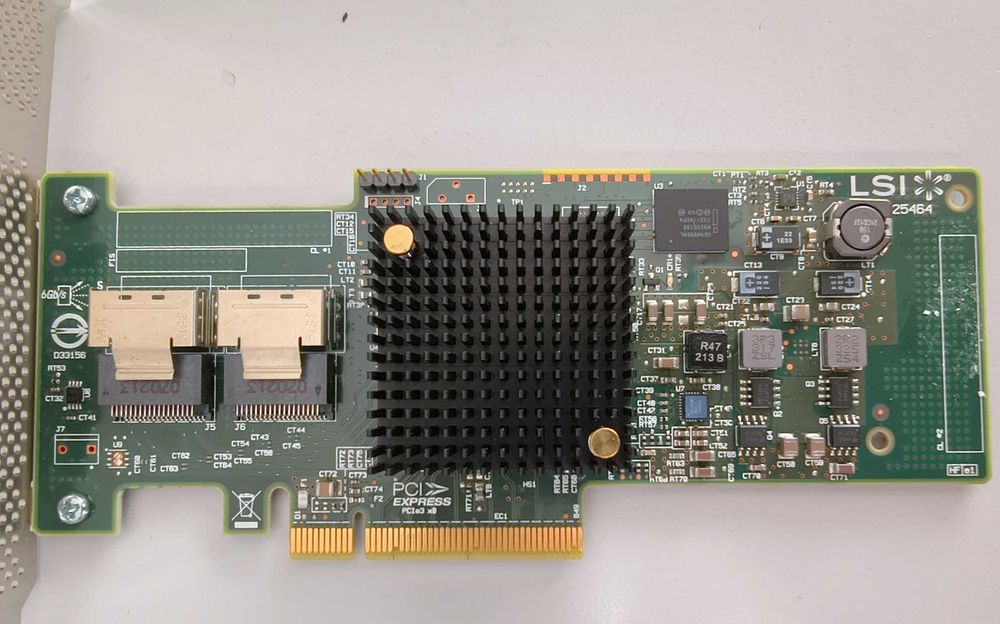 Контролер 6Gb SAS SATA HBA JBOD SAS2308 SAS9208-8i Lenovo N2115