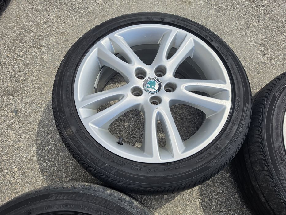 5х100/16 с гуми Шкода Ауди Сеат Субару 5x100/16 Skoda Fabia Octavia VW Audi