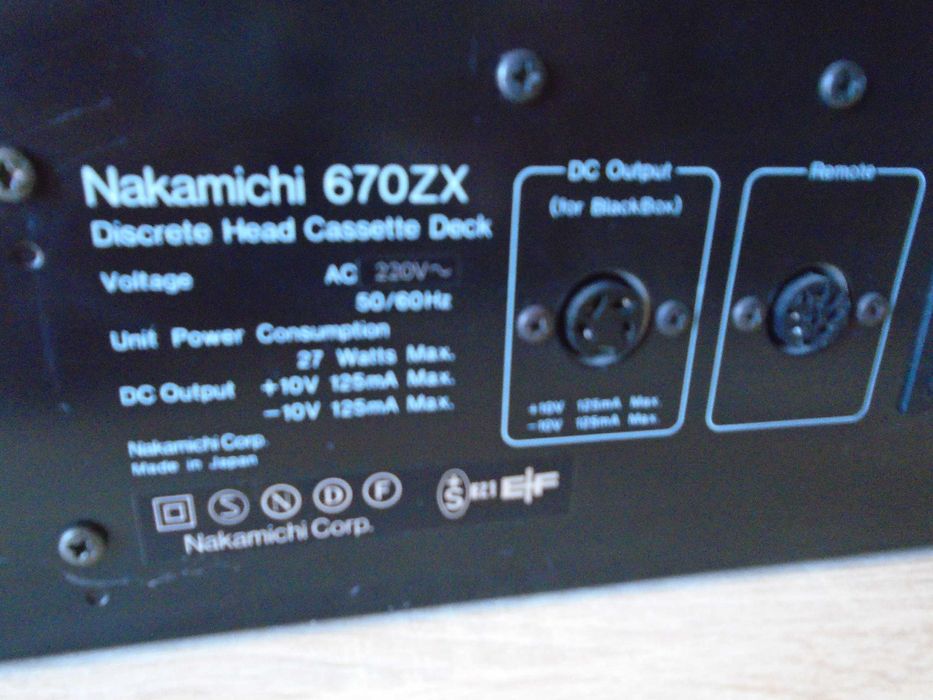Nakamichi 670ZX 3-head Auto Azimuth Cassette Deck