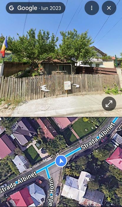 Proprietar vand casă bătrânească Sc = 90,4 mp pe teren 267 mp, str.ALBINEȚ, zona Tg.Cucu-P.Fier, C.U. P+1