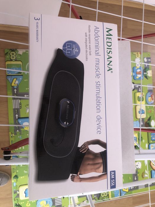 Лот: колан за стягане на корема, кутия за салата, шише за вода