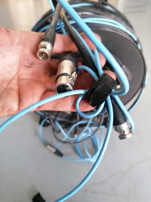 Rola 75m cablu 2xSDI + intercom
