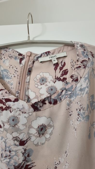 Bluza Next roz floral bordo 14