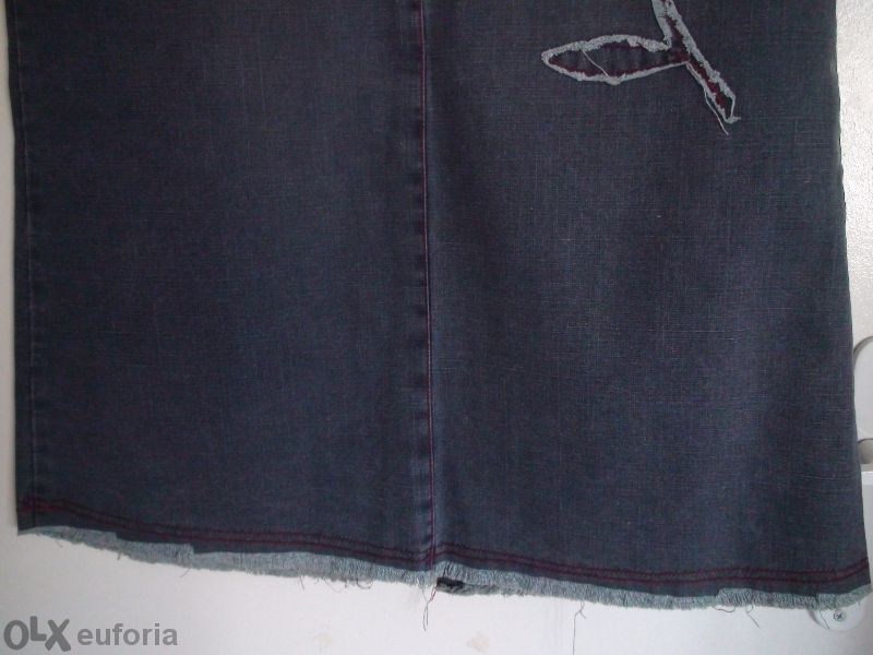 Дълга дънкова пола!