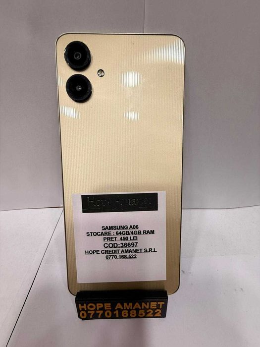 Hope Amanet P1/SAMSUNG A06 64GB/4GB RAM #36697