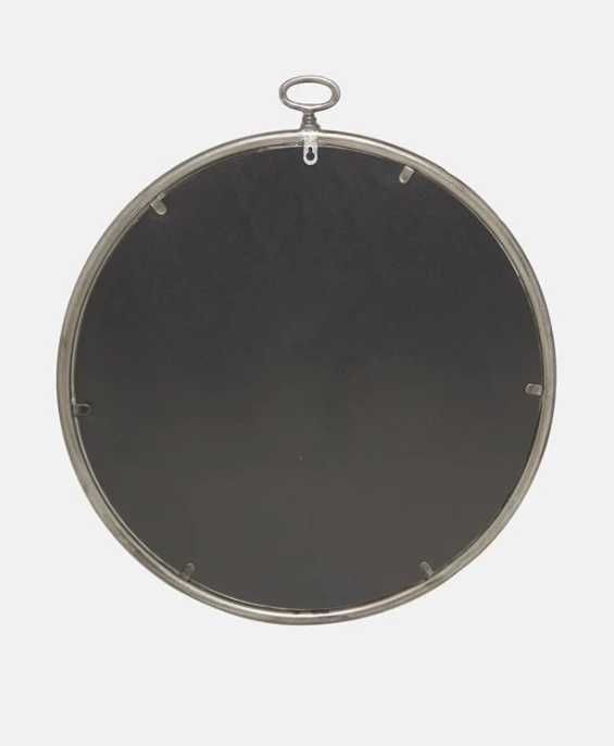 Oglinda de perete, rotunda, diametru 60 cm, Lawrence Grey Home