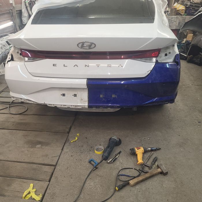 , ремонт бамперов пайка