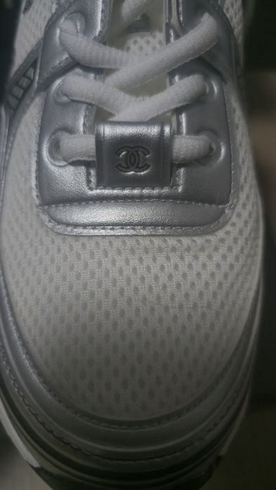 Chanel runner silver