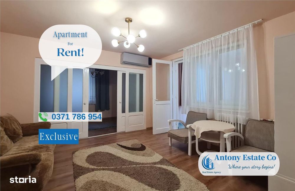 Apartament de inchiriat, 4 camere, tip B, Decebal, Oradea