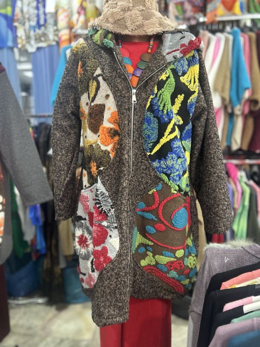 Дамски палта памук и вълна