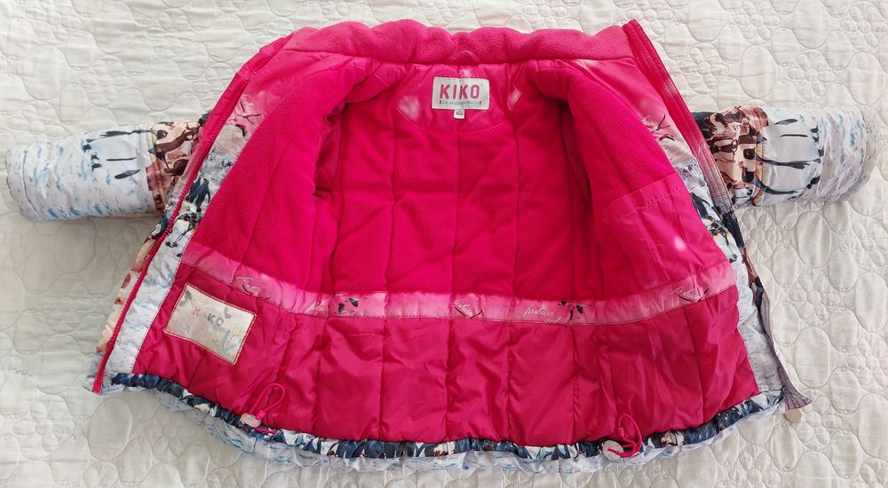 Детский зимний костюм для девочки, KIKO