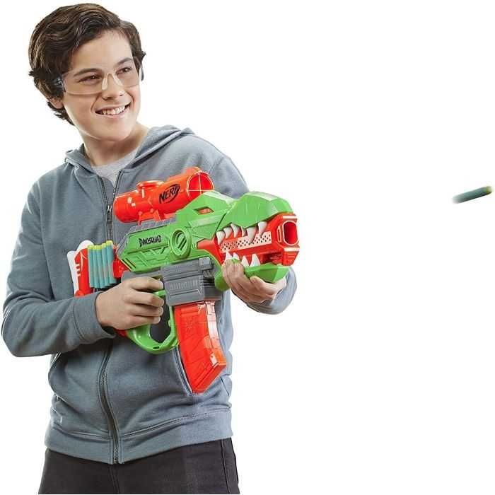 Бластер Nerf Rex Rampage DINOSQUAD Моторизиран Нърф с 20 стрели