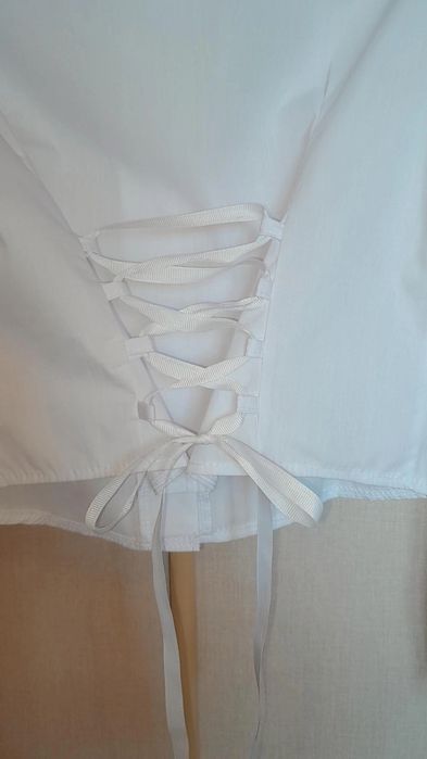 блузка белая женская