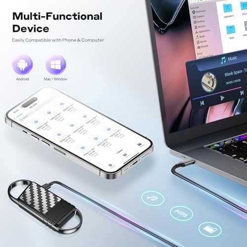 Нов Аудио рекордер Дигитален диктофон 72GB с гласово активиране и AI шумопотискане