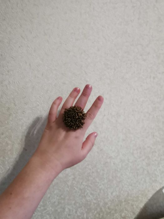 Кольцо из бисера