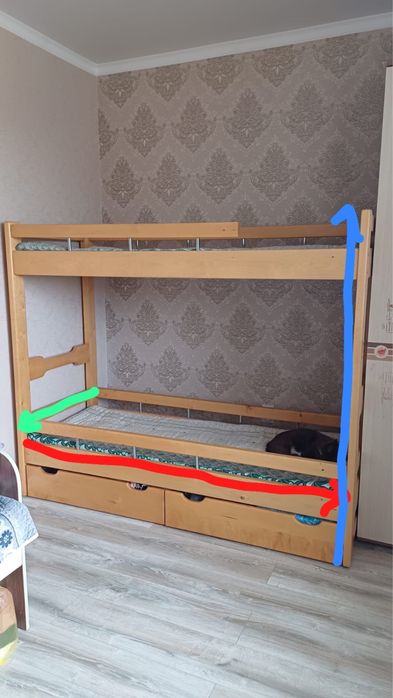 Продается детская двух ярусная кровать