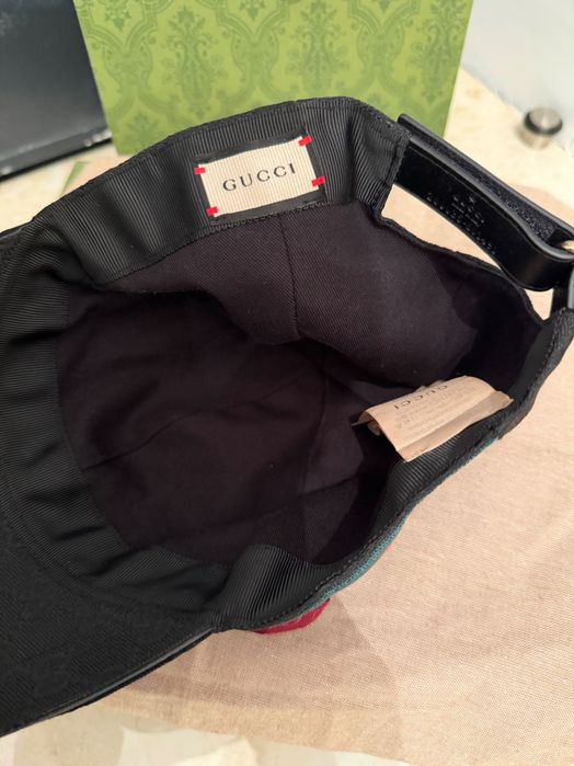 Sapca originala Gucci neagra nouă cu factura