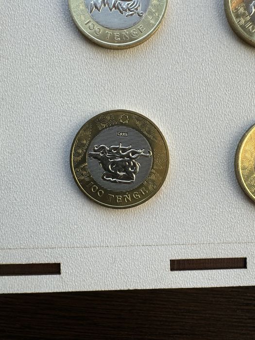 Юбилейные монеты 100 тенге