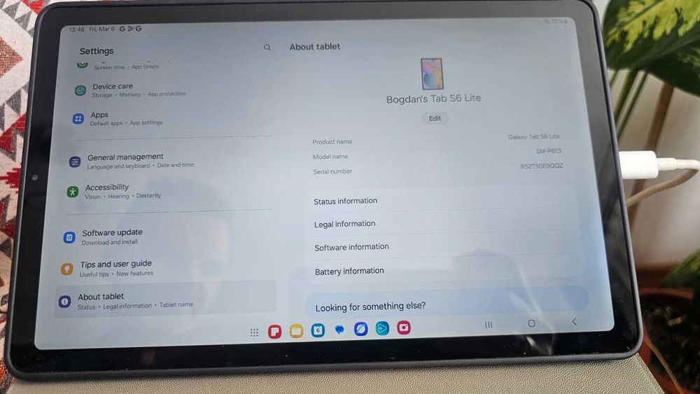Samsung Galaxy Tab S6 Lite 2022 | 128GB | Stylus + Husă | București