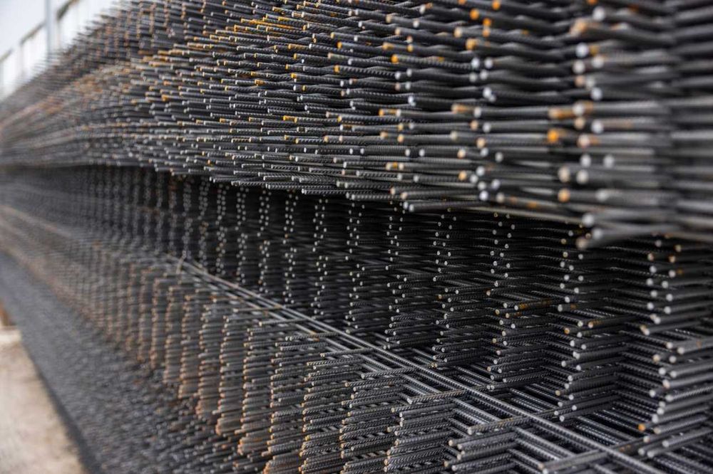 Plasă sudată oțel Ø8 mm – 2000×6000 mm, ochi 100×100