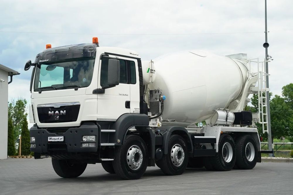 MAN TGS 35.400 / 8x4 / BETONIERĂ / SCHWING STETTER / BETONIERĂ 9 M3 / EURO 5