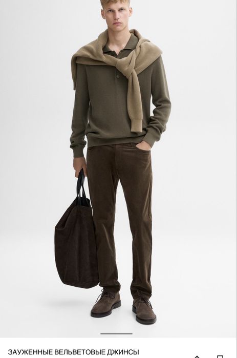 Брюки Massimo Dutti Оригинал Вельветовые