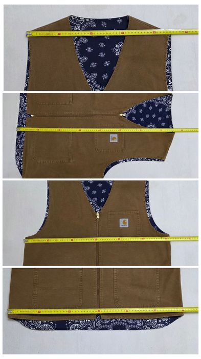 Vestă reversibilă CARHARTT WIP SS21 cu 2 fețe și bandană, Nr. XL