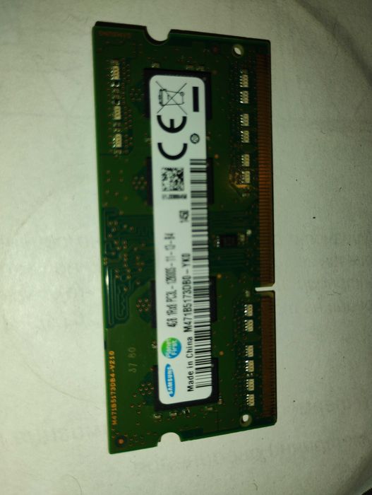 RAM за лаптоп 4GB Samsung  DDR-3 1xR8 PC3L-12800S