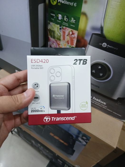 Внешний SSD накопитель 1ТБ и 2ТБ с магнитом новый в наличии