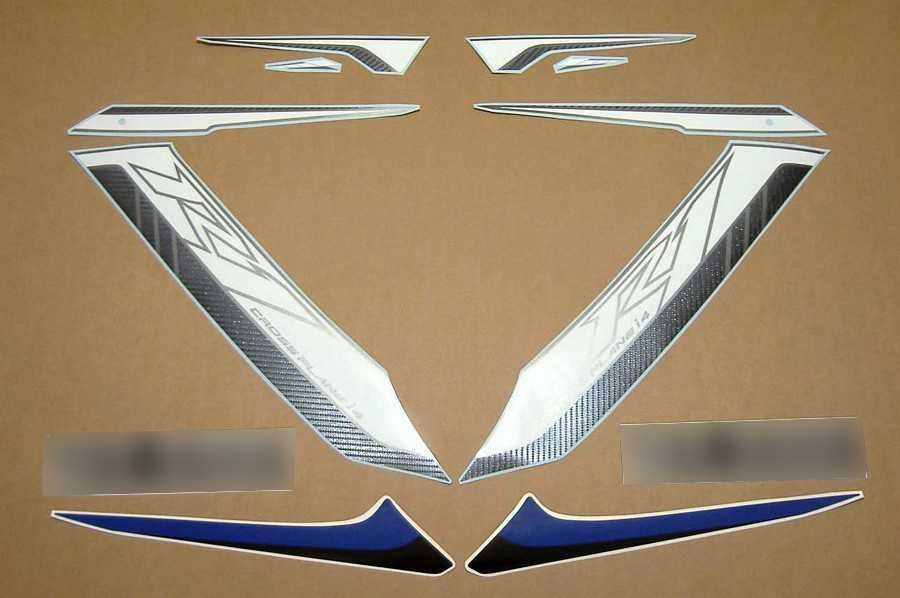 Стикери Yamaha R1 пето поколение 2009г-2013 лепенки Ямаха р1 rn22 yzf