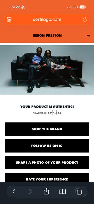 Heron Preston оригинално горнище