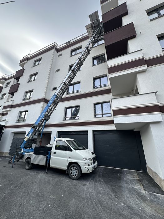 Качване на строителни материали Строителен Асансьор Мобилен Хаспел 30м