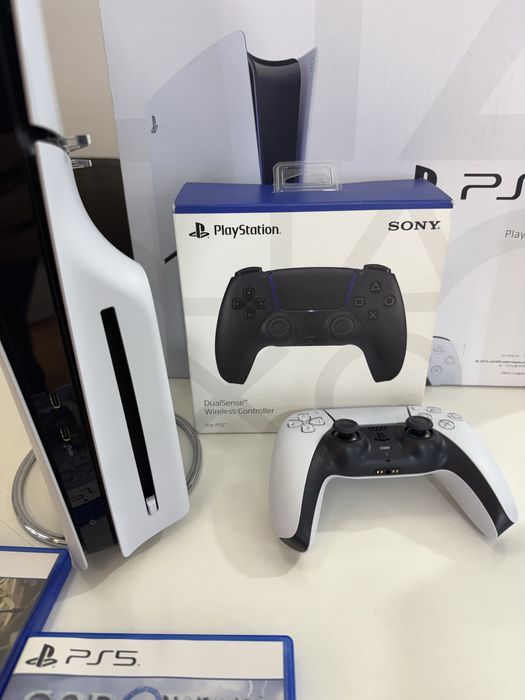 PS5 (1TB) Slim+ Disk (+yangi ochilmagan joystik, +yangi zaryadnik)