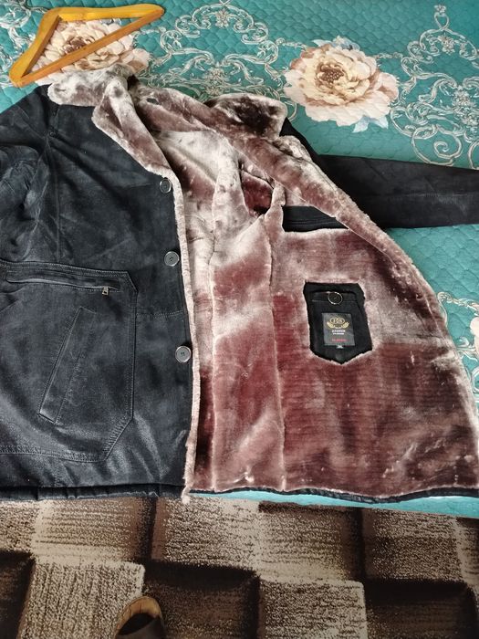 Дублёнка полушубок мужская