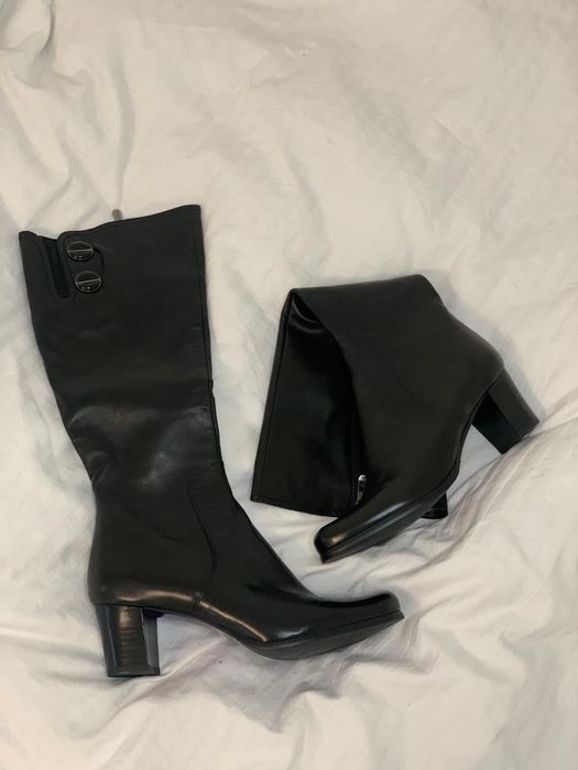 Сапожки кожаные осенние