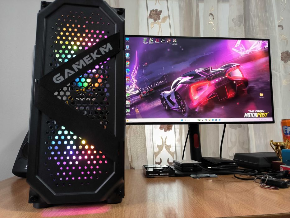 Unitate PC GAMING Ryzen 5 3600X 4.4Ghz/16GB DDR4/RX570 8GB/SSD/HDD