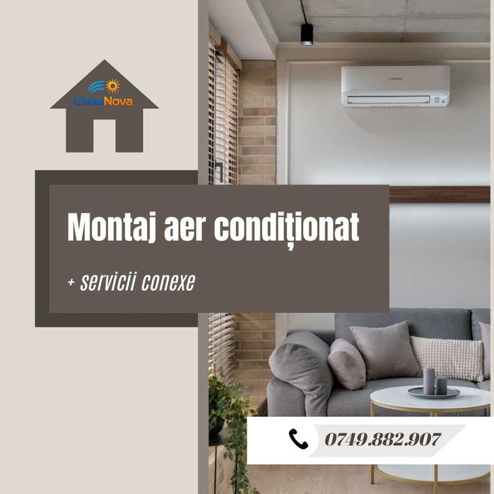 Montaj instalare igienizare aer conditionat - Clima Nova
