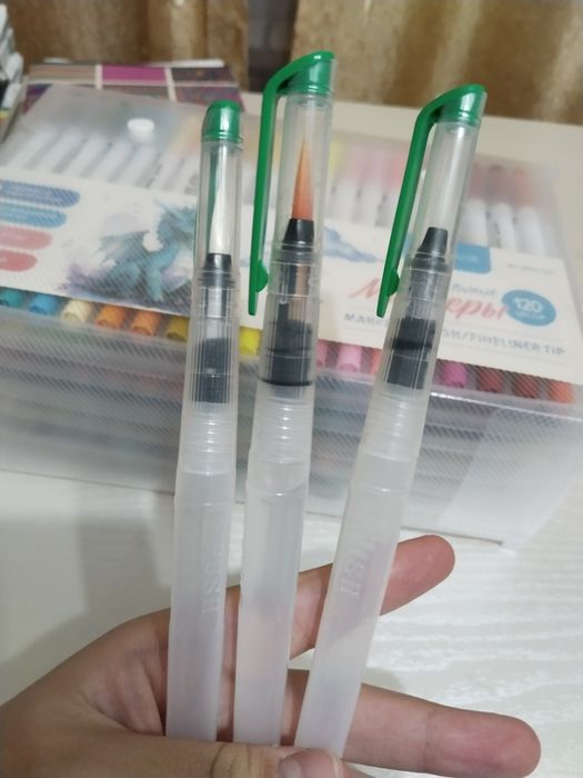 акварельные маркеры 120 цветов