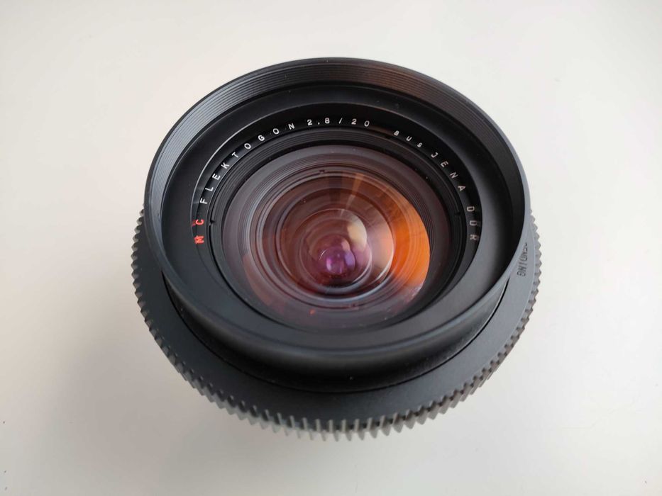 Set 5 obiective vintage Carl Zeiss Jena red MC montura Canon EF