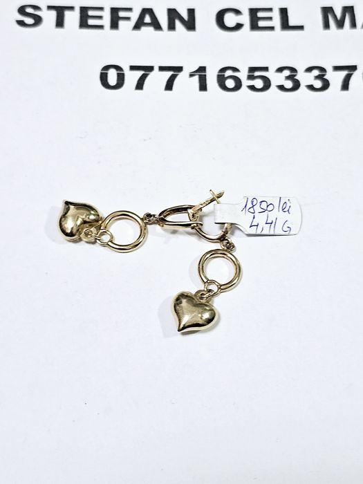 Vand cercei din aur 14 k 4.41 g cod 590