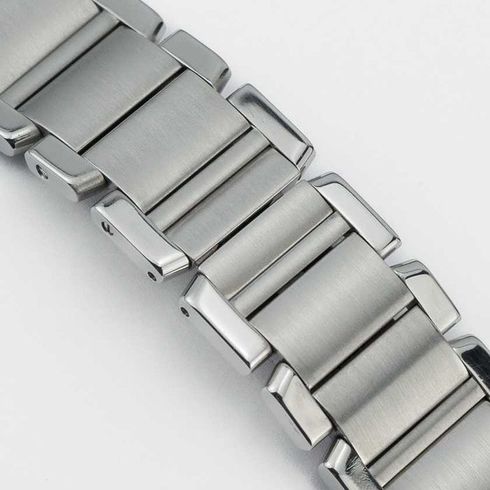 Cartier Tank Francaise Chronoflex White Dial Quartz W51001Q3