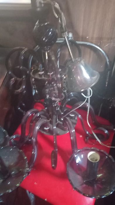 Продам шторы, люстру, торшер