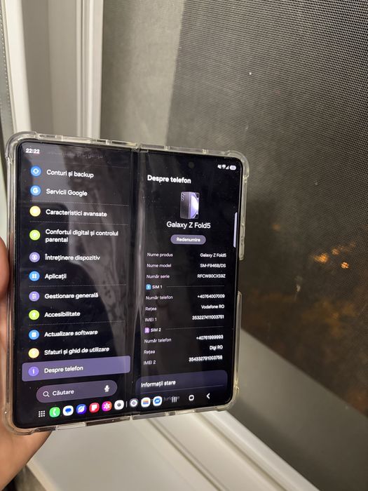 Vand Samsung Fold 5( Schimb cu iphone 15 pro)
