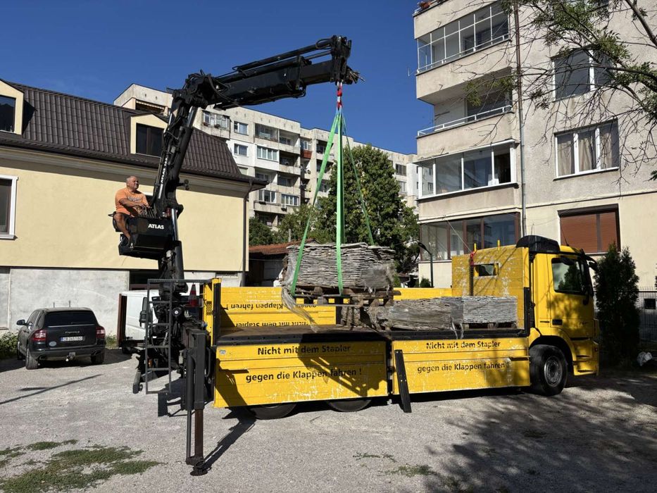 Кран с бордови камион авто кран