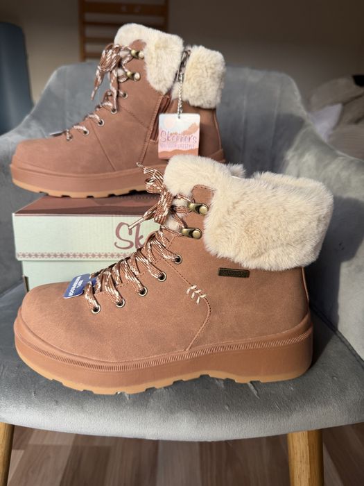 Ghete iarnă Skechers Park City Dama Impermeabile NOI Mărimea 38